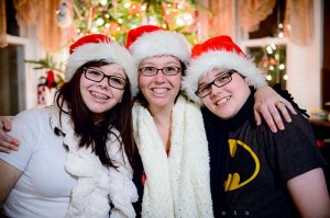 Yr5•099-365•1546•Family in Santa Hats