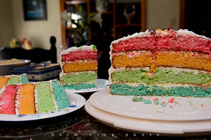 Yr5•202-365•1662•Rainbow Cake