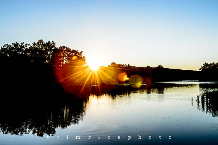 Yr5•342/365•1803• Sundown at Hopedale Pond September 7, 2014