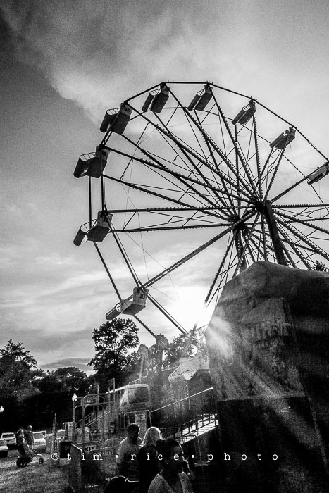 Yr6•319/365•2145 Ferris Wheel at Sunset August 15, 2015