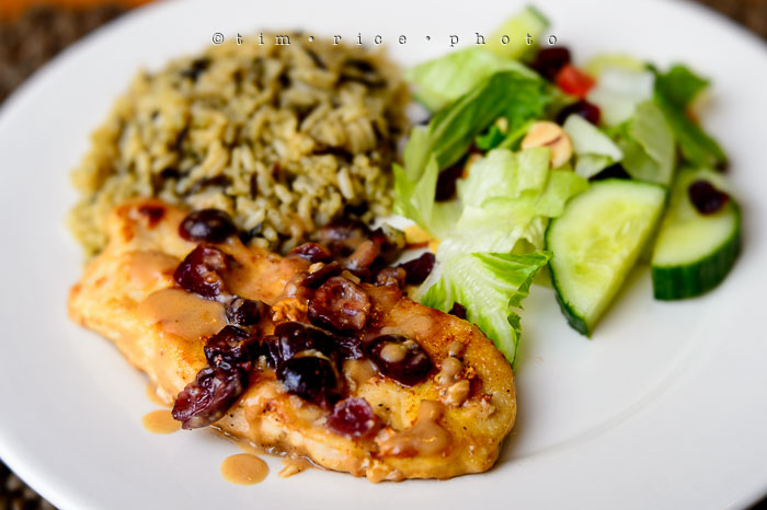 Yr7•040/365•2231 Chicken with Cranberry Mustard Sauce November 9, 2015